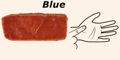 blue степень прожарки мяса