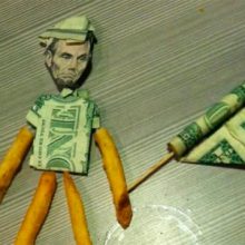 Оригинально оставленные чаевые