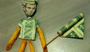 Оригинально оставленные чаевые